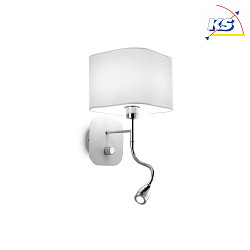 Luminaire mural HOLIDAY AP2  2 flammes E14 IP20, blanche