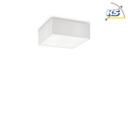 Ceiling luminaire RITZ, 4 flames, IP20, white, 40 x 40cm, E27 max. 52W