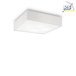 Ceiling luminaire RITZ, 4 flames, IP20, white, 60 x 60cm, E27 max. 60W