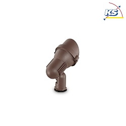 Lampe  broche TERRA SMALL pivotant GU10 IP65, marron caf