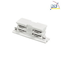 Electric Connector for LINK TRIM 3-phase power track, standard version, white