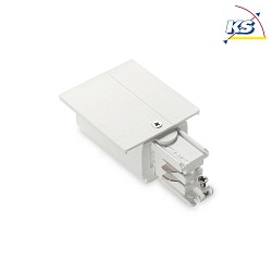 Power feeder RIGHT for LINK TRIM 3-phase power track, standard version On-Off, white