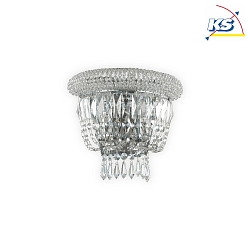 Lampada da parete DUBAI 2-Lampadine E14 IP20, Cromo