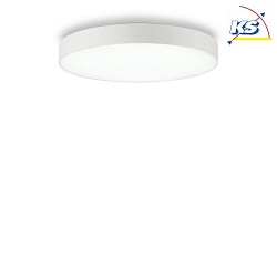 lampada di superficie HALO su / gi IP20, Opale, Bianco opaco, verniciato a polvere