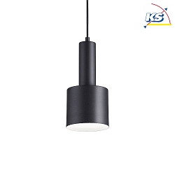 Pendant luminaire HOLLY, 1 flame,  12cm, E27, black