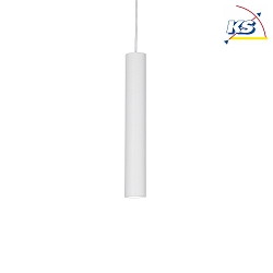 Luminaire suspendu triphas LOOK adaptateur triphas inclus GU10 IP20, blanche