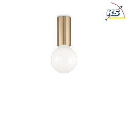 Luminaire de plafond PETIT E27 IP20, laiton bross