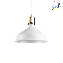 Luci a sospesione ERIS-2 E27 IP20, Oro opaco, Bianco