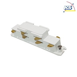 Electric Connector for LINK TRIM 3-phase power track, DALI-Version, white