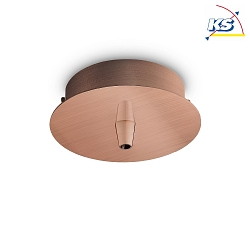 Rosone a soffitto 10cm 1 elemento, rotondo, rame