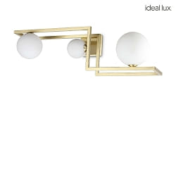 ceiling luminaire ANGOLO PL3 3 flames G9 IP20, brass