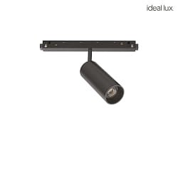 Riflettori su rotaie EGO TRACK SINGLE LED con adattatore LED IP20, Nero dimmerabile