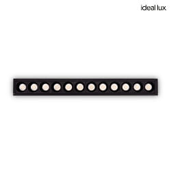 ceiling recessed luminaire LIKA SLIM square IP20, black 