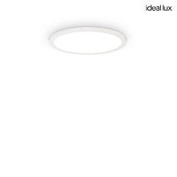 ceiling luminaire FLY SLIM PL LED LED IP40, powder coated, white