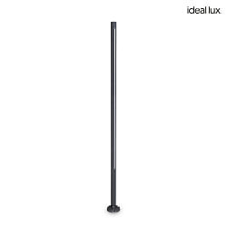 LED Wegeleuchte JEDI PT, IP65, 25W, 3000K, 2900lm, Hhe 160,5 cm, anthrazit