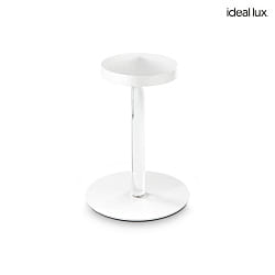 battery table lamp TOKI IP20, white dimmable