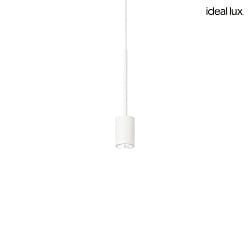 pendant luminaire ARCHIMEDE cylindrical IP20, white 