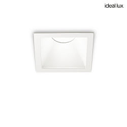 ceiling recessed luminaire GAME TRIM  square IP65, white 