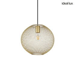 pendant luminaire NET 2 E27 IP20, gold dimmable