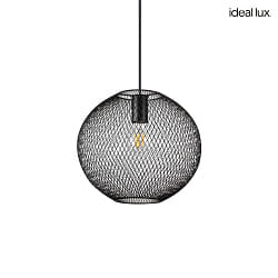 pendant luminaire NET 2 E27 IP20, black dimmable