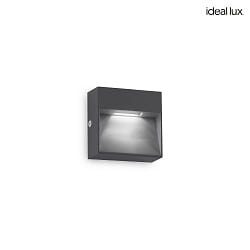 outdoor wall luminaire DEDRA IP65, anthracite 