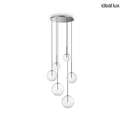 pendant luminaire EQUINOXE G4 IP20, chrome 