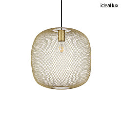 pendant luminaire NET 3 E27 IP20, gold dimmable