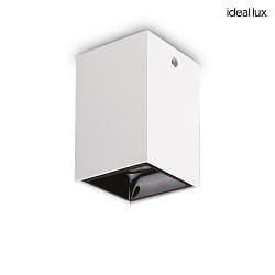 ceiling luminaire NITRO square IP20, black, white 