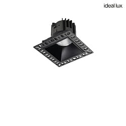 ceiling recessed luminaire GAME TRIMLESS square IP20, black 