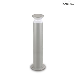 bollard lamp TORRE 80 E27 IP65, grey dimmable