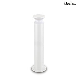 bollard lamp TORRE 80 E27 IP65, white dimmable