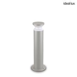 bollard lamp TORRE 60 E27 IP65, grey dimmable