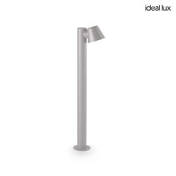 bollard lamp GAS GU10 IP43, grey dimmable