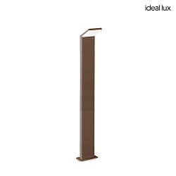 bollard lamp STYLE 100 led IP54, coffee brown 