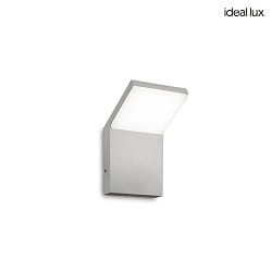 LED Outdoor Wandleuchte STYLE, 120, 9W, 3000K, 1050lm, CRI>80, IP54, grau