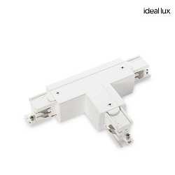 3-phase T-connector LINK TRIMLESS left, white