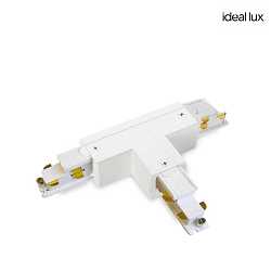 3-phase T-connector LINK TRIMLESS left, white