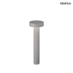 bollard lamp TESLA 60 G9 IP44, grey dimmable