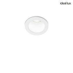 ceiling recessed luminaire QUARK round IP20, white 