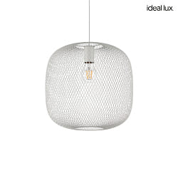 pendant luminaire NET 3 E27 IP20, white dimmable