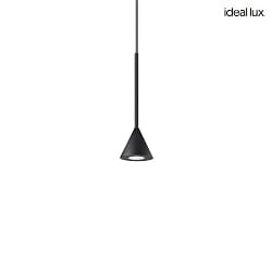 pendant luminaire ARCHIMEDE conical IP20, black 