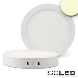 LED ceiling luminaire, IP20, round,  22cm, incl. transformer, 18W 3000K 1250lm 120, white / diffuse