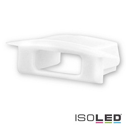 Accessory for profile DIVE12 FLAT - endcap (1 pc.), EC26W, white, with cable opening