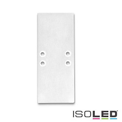 Accessory for profile 2SIDE - aluminium endcap (2 pc.), incl. screws, EC66W, white