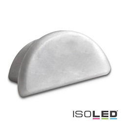Accessory for cooling profile SURF12 HIDDEN (ISO-112433) - endcap (1 pc.), SIL EC69, grey, closed