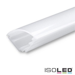 LED corner profile CORNER13, plastic PC, white, opal / satined, 65% translucency, 200cm