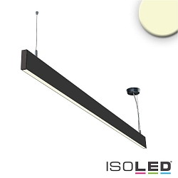 LED Hngeleuchte Linear Up+Down 1200, IP40, prismatisch, linear-verbindbar, 40W 3000K 2550+750lm 2x120, Schwarz