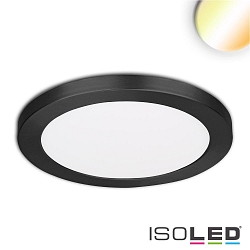 Luminaire apparent / encastr Slim Flex IP44, noir  