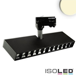 LED 3-phase track grid-spot, length 32.15cm, 35W, 45, CRi >90, rotatable, tiltable, 3000K 2800lm, matt black