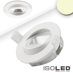 Luce da incasso girevole, dimmerabile IP44, Bianco dimmerabile 8W 450lm 3000K CRI >94